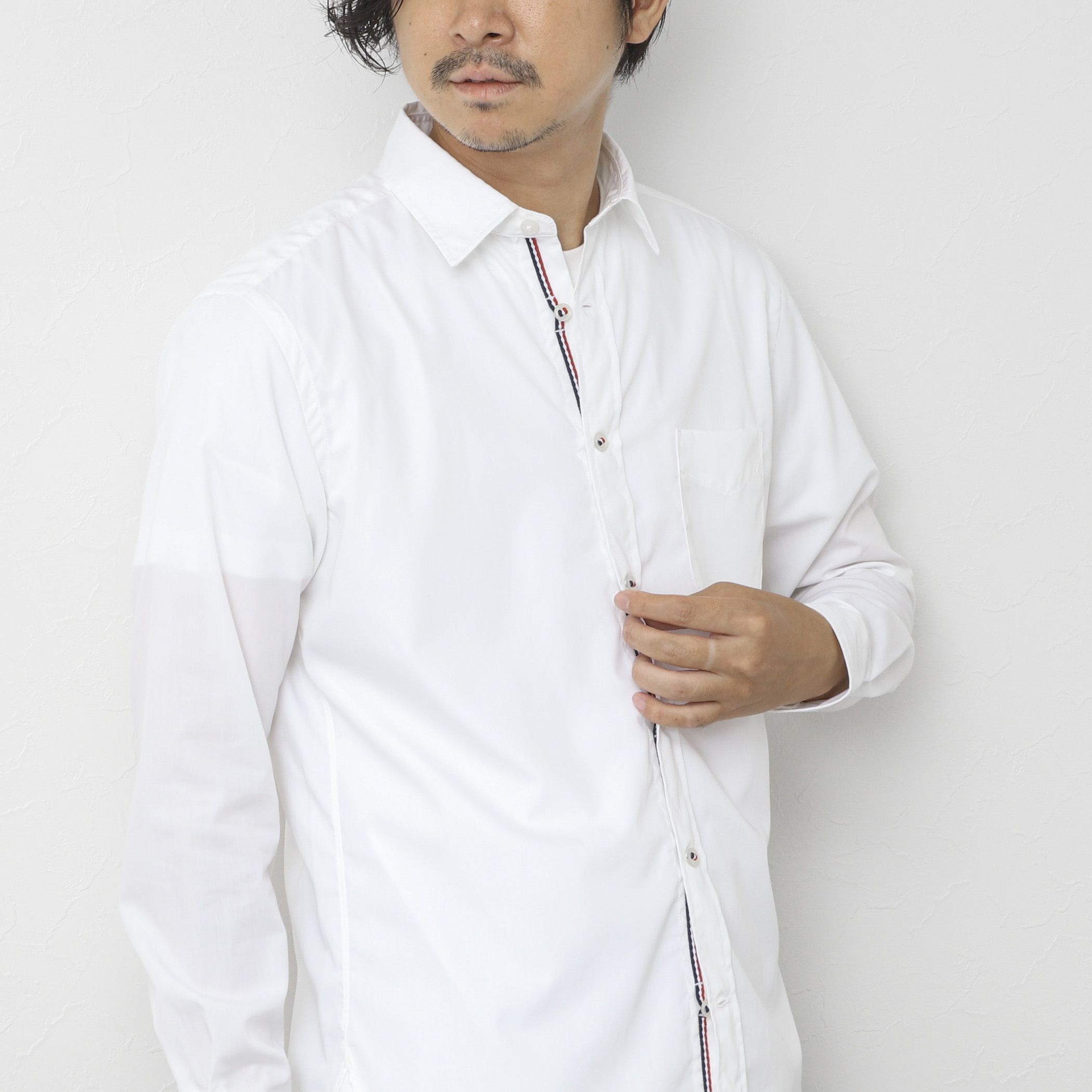 NOLLEY’S goodman(ノーリーズグッドマン)/パラシュートボタン レギュラーカラーシャツ 25AW