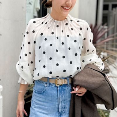 NOLLEY'S ノーリーズ　ブラウス サイズ38 ベージュ　新品 NOLLEY'S 「NOLLEY'S」 長袖ブラウス 38 ベージュ レディース