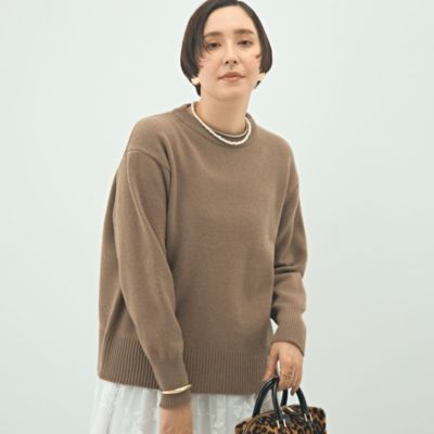 NOLLEY'S(ノーリーズ)の5Gノアリスクルーネックプルオーバーニット通販