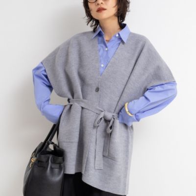 リエミラー（Rie Miller）/バイカラー強縮ニットショール Rie Miller(リエミラー)のバイカラー強縮ニットショール通販 | 集英社