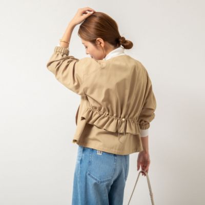 ノーリーズ（NOLLEY’S）/ウォッシャブルジップアップブルゾン NOLLEY'S(ノーリーズ)のウォッシャブルジップアップブルゾン通販