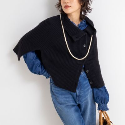 集英社HAPPY PLUS STORENOLLEY’S（ノーリーズ）/《手洗い可能》2WAYニットポンチョ