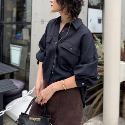 ノーリーズソフィー（NOLLEY’S sophi）/ウォッシャブルウール混ビエラショートシャツ NOLLEY'S sophi(ノーリーズソフィー)のウォッシャブルウール混ビエラ