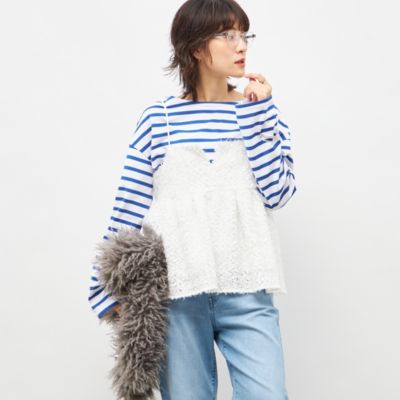 ノーリーズ　ウォッシャブルチュール　刺繍羽織ブラウス ウォッシャブルチュール刺繍羽織ブラウス | NOLLEY'S(ノーリーズ