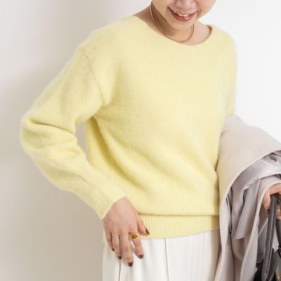 集英社HAPPY PLUS STORENOLLEY’S sophi（ノーリーズソフィー）/ヘアリー2WAYプルオーバーニット