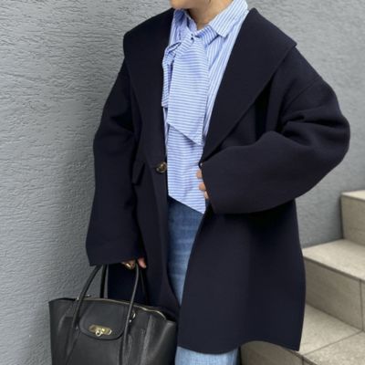ノーリーズソフィー　SUPER140リバーショールコート NOLLEY'S sophi(ノーリーズソフィー)のSUPER140リバーショール