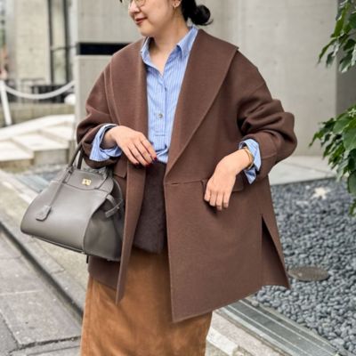 ノーリーズソフィー　SUPER140リバーショールコート NOLLEY'S sophi(ノーリーズソフィー)のSUPER140リバーショール