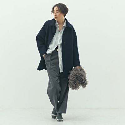 【新品】NOLLEY'S sophi ノーリーズソフィー　コート NOLLEY'S sophi(ノーリーズソフィー)のステンカラー2WAYハーフ