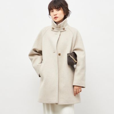 【新品】NOLLEY'S sophi ノーリーズソフィー　コート NOLLEY'S sophi(ノーリーズソフィー)のステンカラー2WAYハーフ