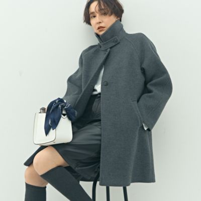 【新品】NOLLEY'S sophi ノーリーズソフィー コート NOLLEY'S sophi(ノーリーズソフィー)のステンカラー2WAYハーフ
