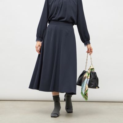 集英社HAPPY PLUS STORENOLLEY’S（ノーリーズ）/ウォッシャブル2WAYストレッチフレアスカート