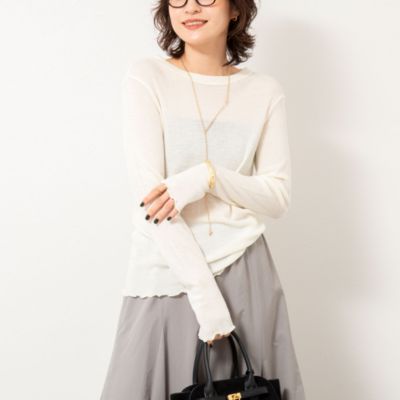 NOLLEY'S(ノーリーズ)のMY STANDARD ウォッシャブルリブクルー