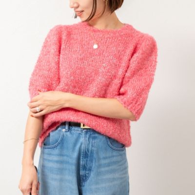 NOLLEY'S(ノーリーズ)のモヘアスパンコール半袖ニット通販 | 集英社