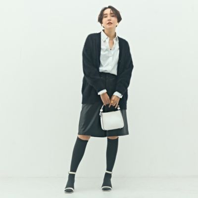 NOLLEY'S sophi(ノーリーズソフィー)のカシミヤ混ヘアリーV