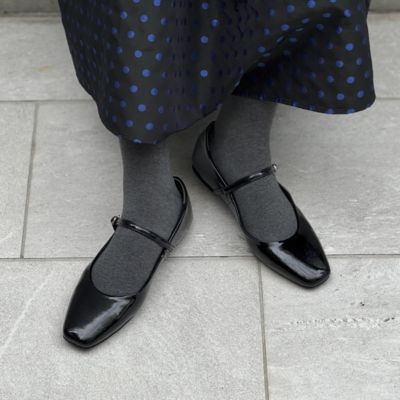 　メリージェーンフラットシューズ