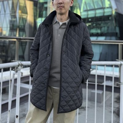 BRIEFING ダークグレー キルティングジャケット NOLLEY'S goodman(ノーリーズグッドマン)の【Traditional weatherwear