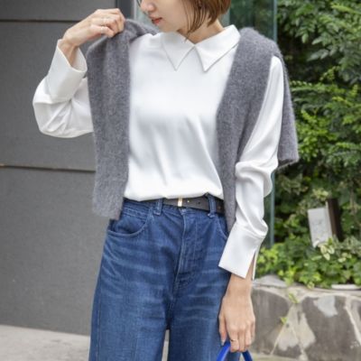 NOLLEY'S(ノーリーズ)の◇【WEB限定】ウォッシャブルオトナサテン衿