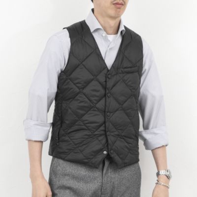 集英社HAPPY PLUS STORENOLLEY’S goodman（ノーリーズグッドマン）/【TAION/タイオン】SINGLE SNAP BUTTON DOWN GILET 25AW