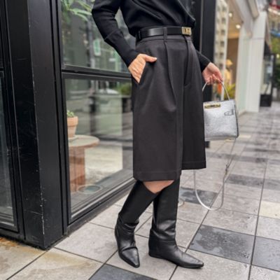 集英社HAPPY PLUS STORENOLLEY’S（ノーリーズ）/ウォッシャブルフラノ風ハーフパンツ