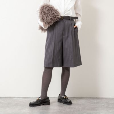 集英社HAPPY PLUS STORENOLLEY’S（ノーリーズ）/ウォッシャブルフラノ風ハーフパンツ