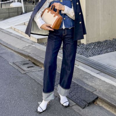 【RM denim】45th limited editionロールアップストレートデニム(セルビッチ)