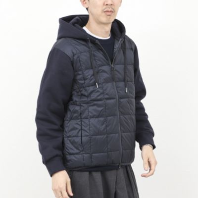 集英社HAPPY PLUS STORENOLLEY’S goodman（ノーリーズグッドマン）/【TAION/タイオン】W-ZIP DOWN HOODIE with SWEATS SLEEVE 25AW