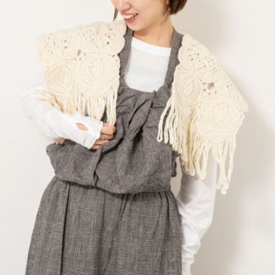 ノーリーズ（NOLLEY’S）/【enrica/エンリカ】レース編みケープボレロ NOLLEY'S(ノーリーズ)の【enrica/エンリカ】レース編みケープボレロ