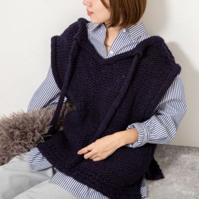 　【enrica/エンリカ】ソフトタッチニットトップス