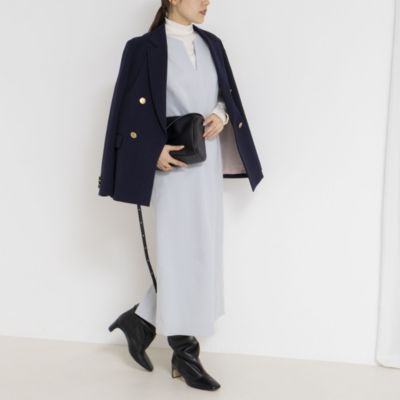 NOLLEY'S(ノーリーズ)のウォッシャブルフラノ風ジャンパーワンピース