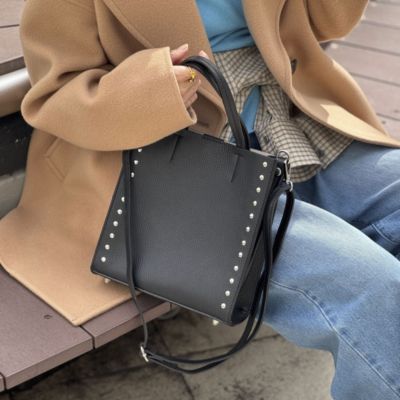 SNAKED LOWS STUDS TOTE BAG スタッズトートバッグ NOLLEY'S(ノーリーズ)のスタッズトートバッグ通販 | 集英社HAPPY PLUS