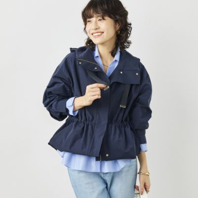 NOLLEY'S(ノーリーズ)のウォッシャブル2WAY撥水フーテッドブルゾン通販