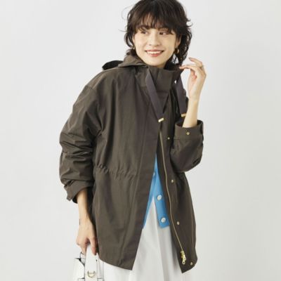 NOLLEY'S(ノーリーズ)のウォッシャブル2WAY撥水フーテッドブルゾン通販