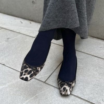 NOLLEY'S(ノーリーズ)の【NOLLEYS/ノーリーズ】スクエアトゥレオパード