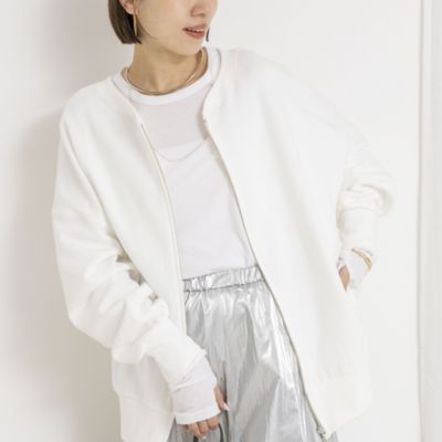 NOLLEY'S(ノーリーズ)のウォッシャブル2WAYロングジップスウェット通販