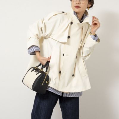 NOLLEY'S(ノーリーズ)のNMPウォッシャブルショートトレンチコート通販