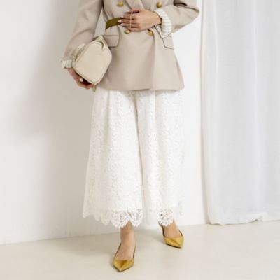 NOLLEY'S(ノーリーズ)のクロップドワイドレースパンツ通販 | 集英社