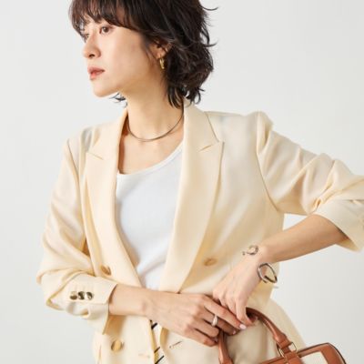 美品 NOLLEY'S sophi ウォッシャブル ジャケット 金ボタン NOLLEY'S Sophi（ノーリーズソフィー） ジャケット ノーカラー