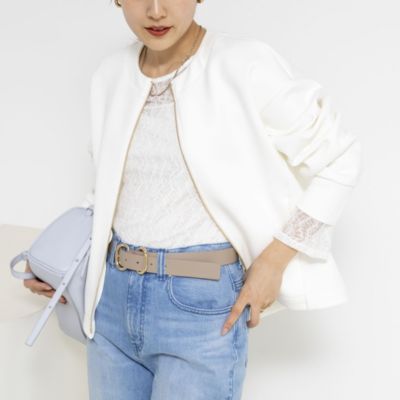 【新品タグ付】2nd NOLLYES　ウォッシャブルダンボールブルゾン NOLLEY'S(ノーリーズ)のウォッシャブルダンボールブルゾン通販