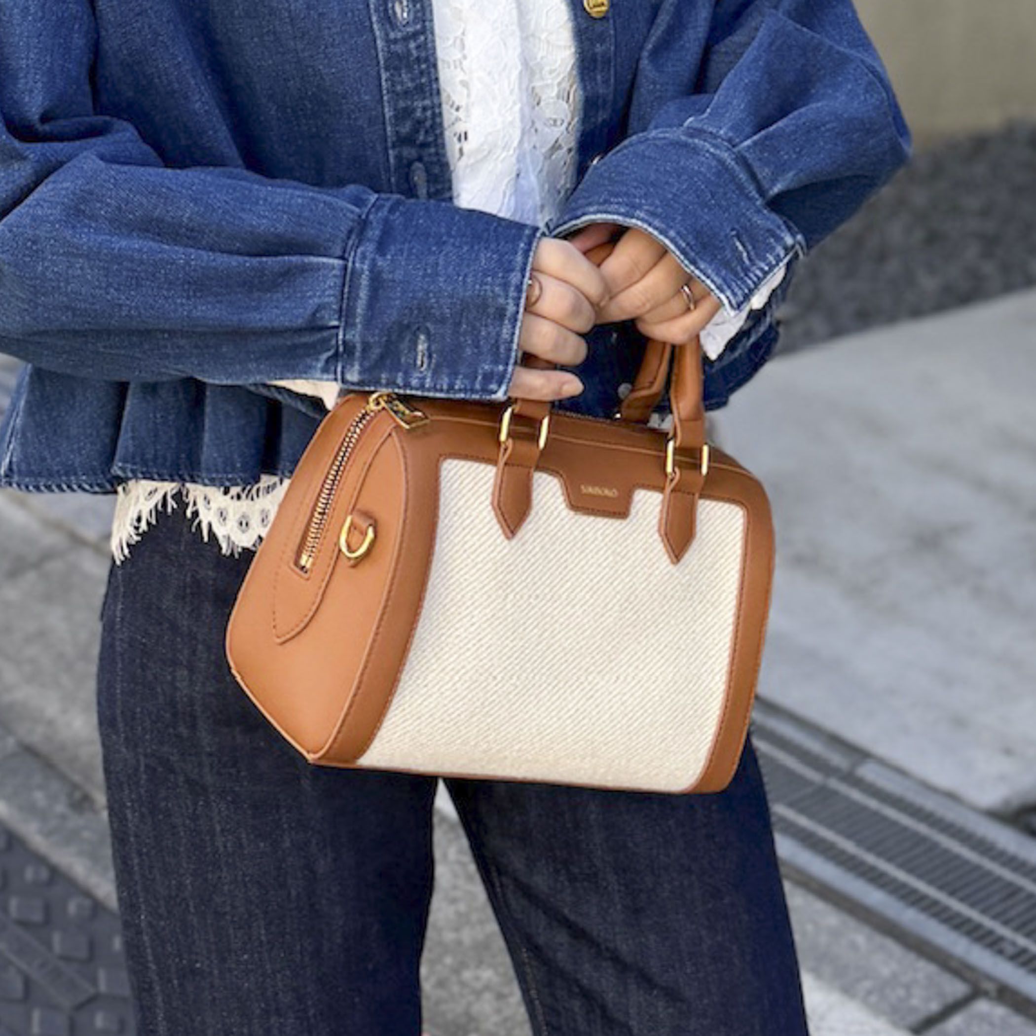 NOLLEY’S(ノーリーズ)/【SINBONO/シンボノ】 コンビボストンバッグ