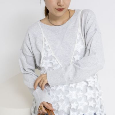 《手洗い可能》トレーナー風プルオーバーサイドZIP