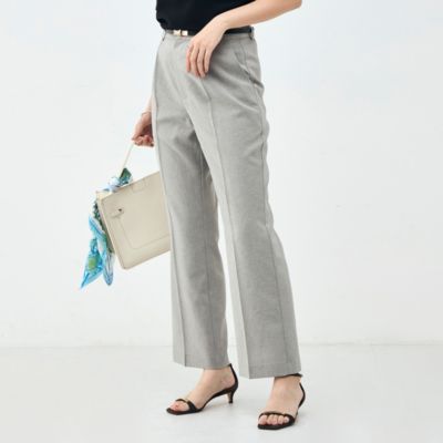 　《セットアップ対応》ウォッシャブルブリーザブルシャンブレーセミワイドパンツ