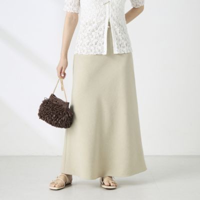 NOLLEY’S sophi ナロースカート 36 オフホワイト NOLLEY'S sophi(ノーリーズソフィー)の《セットアップ対応