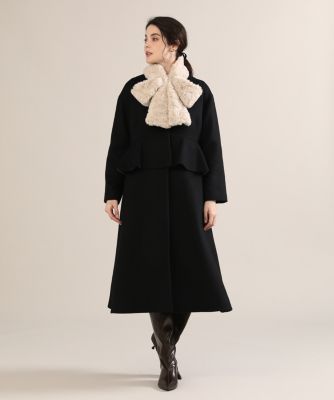 Maglie par ef-de フリルデザインコート セール】 《Maglie par ef-de》フリルデザインコート