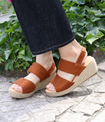 Juze ジュゼ のダブルバンドジュートウェッジサンダル通販 Happy Plus Beauty ハピプラビューティ