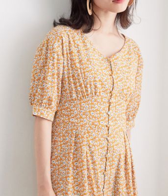 Vis ビス のウエスト切り替え柄ワンピース通販 集英社happy Plus Store