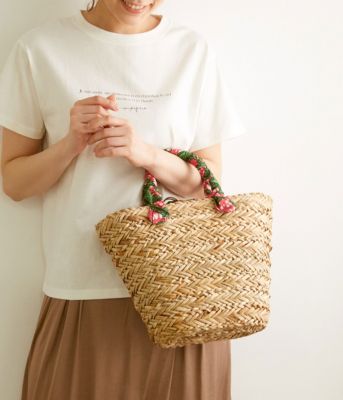 Rope Picnic ロペピクニック のアフリカンプリントシーグラスバスケットバッグ通販 Leeマルシェ