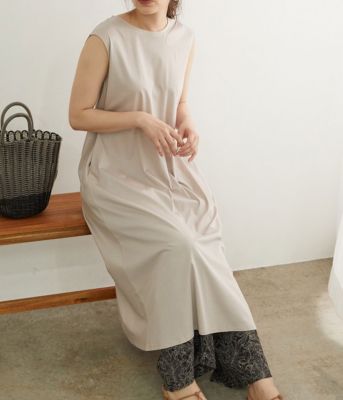 Rope Picnic ロペピクニック のシルケットバックタックワンピース通販 Leeマルシェ