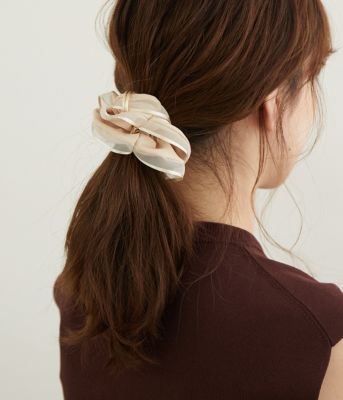 Rope Picnic ロペピクニック のシャイニーオーガンジーコンビシュシュ通販 集英社happy Plus Store