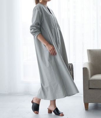 Rope Picnic ロペピクニック のリネン混ストライプシャツワンピース通販 Leeマルシェ