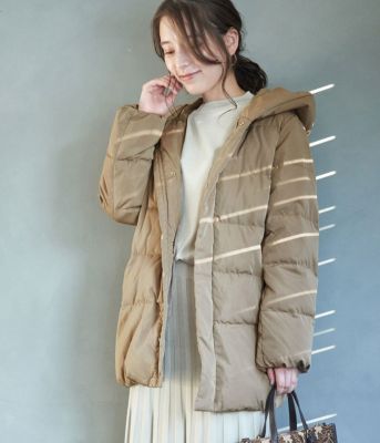 Rope Picnic ロペピクニック の リンクコーデ Green Down ミドル丈ダウンジャケット通販 集英社happy Plus Store